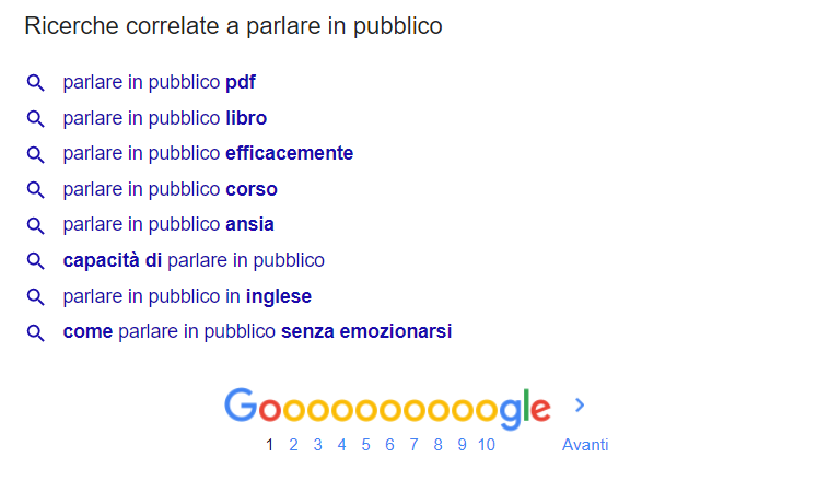 ricerche correlate per titolo corso
